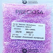 Чешский бисер Preciosa 50гр 1 категория