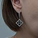 Серьги «Макошь» с камнями. Серьги классические. logovo-volka.. Ярмарка Мастеров.  Фото №6