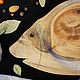 Рыбка из дерева. Утварь. Woodcraft_Vorobev. Интернет-магазин Ярмарка Мастеров.  Фото №2