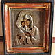  Икона Божией Матери Федоровская 19 век киот, Иконы, Обнинск,  Фото №1