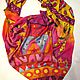 Batik shawl', Ojambo',a silk handkerchief batik, collection of 'Africa'. Shawls. OlgaPastukhovaArt. My Livemaster. Фото №5