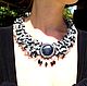 Ecklace jewelry beads necklace decoration on the neck gems gemstone bi, Necklace, Volgograd,  Фото №1