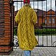 cardigans: Women's knitted cardigan oversize in yellow to order. Cardigans. Kardigan sviter - женский вязаный свитер кардиган оверсайз. My Livemaster. Фото №5