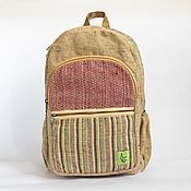 Сумки и аксессуары handmade. Livemaster - original item Backpack made of hemp Himalayn of Shivapuri. Handmade.