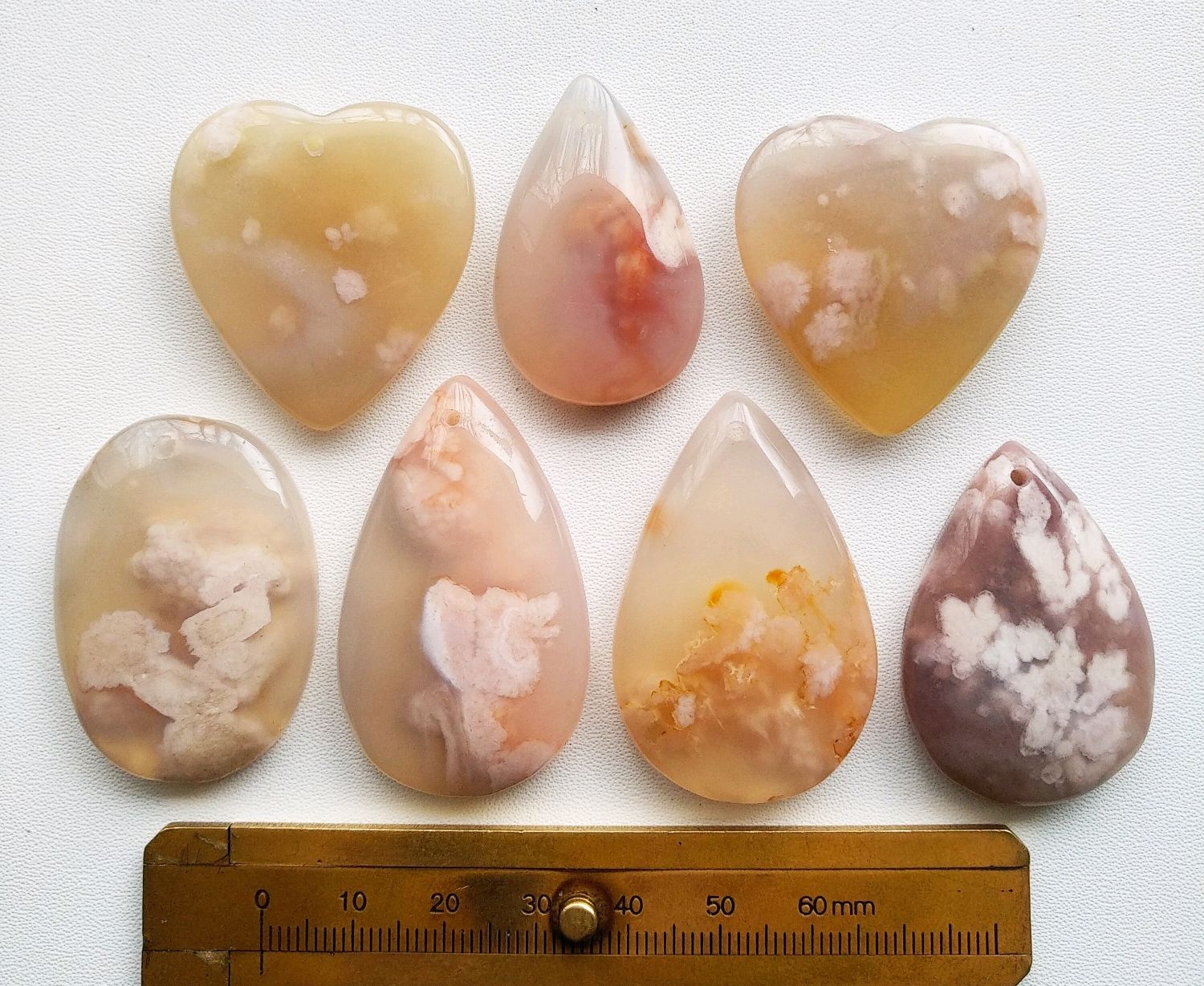 Кабошон Агат Сакура 3 купить в интернет-магазине Ярмарка Мастеров по ...