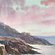 Watercolor painting ' The Sea. Pink sunset '. Pictures. Senchilova Evgenia. Online shopping on My Livemaster.  Фото №2