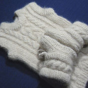 Одежда детская handmade. Livemaster - original item Children`s knitted set of accessories. Handmade.