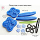 'Petals and cornflower leaf' weiners and cutters, Molds for making flowers, Zarechny,  Фото №1
