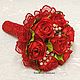 Bouquet stand-in bride's 'Red wedding', Wedding bouquets, St. Petersburg,  Фото №1