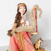Куклы и игрушки handmade. Livemaster - original item The SPINNING wheel is an author`s doll. Handmade.
