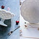 Заказать Vintage Glass Candy Bowl fruit bowl on a Milk Glass leg. VintageMe. Ярмарка Мастеров. . Fruit makers Фото №3