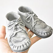 Для дома и интерьера ручной работы. Ярмарка Мастеров - ручная работа Zapatos De bebé Vintage suculentas figurillas. Handmade.