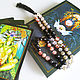 Prayer beads for meditation from Labrador, hypersthenes and azeztulite, Rosary, Moscow,  Фото №1