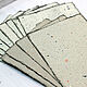 A5 hand-cast paper (handmade paper), Scrapbooking paper, Moscow,  Фото №1