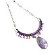 Lilac necklace, lilac decoration ' Lilac dreams'. Necklace. Irina Moro. My Livemaster. Фото №5