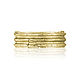 Оригинальное позолоченное серебряное кольцо CAPITEL GOLD. Кольца. THING JEWELRY. Интернет-магазин Ярмарка Мастеров.  Фото №2