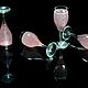 A doll's drink: champagne glasses 'Tulip'. Dishes for dolls. Miniaturefood (Natalia Makarevich). My Livemaster. Фото №4