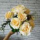 Большой букет роз с зеленью, 45 см, Цветы, Москва,  Фото №1