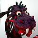 Juguete de guante Dragón, muñeca de guante monstruo. Puppet show. AnzhWoolToy (AnzhelikaK). Интернет-магазин Ярмарка Мастеров.  Фото №2
