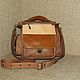  Men's bag tablet genuine leather GAMBIT, Crossbody bag, Izhevsk,  Фото №1
