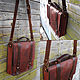 Leather bag mod.Sorbonne 68, medium. Classic Bag. Labour. Online shopping on My Livemaster.  Фото №2