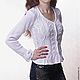 Order White blouse with peplum 'Female whim'. asumerkina (asumerkina). Livemaster. . Sweater Jackets Фото №3