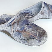 Обувь ручной работы handmade. Livemaster - original item Felted Slippers for men. Handmade.