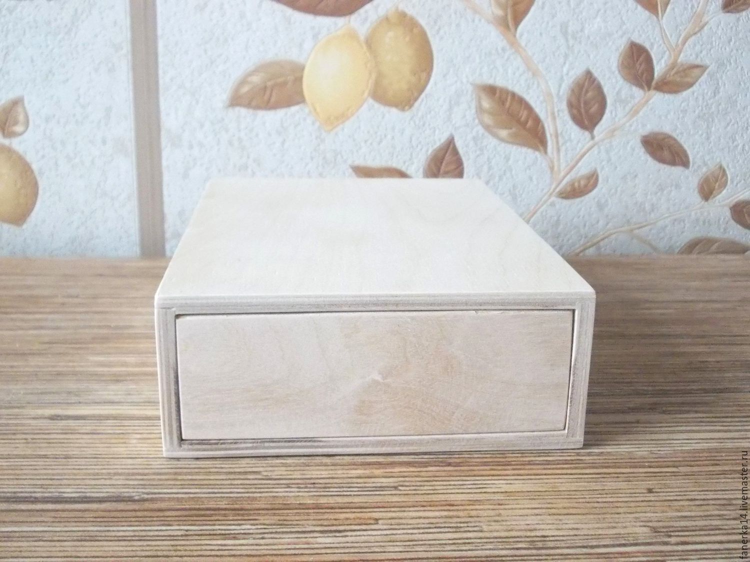 макет коробка пенал из фанеры