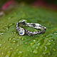 Серебряное кольцо с лунным камнем "Dew", Кольца, Денпасар,  Фото №1
