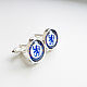 Cufflinks silver plated Chelsea (large), Cuff Links, Moscow,  Фото №1