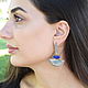 Abrus jewelry set with lapis lazuli made of 925 silver HM0008. Jewelry Sets. Sunny Silver. My Livemaster. Фото №4