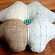 Clover - a symbol of luck. Amulet made of cotton and linen. Toys. Cuteshop. Интернет-магазин Ярмарка Мастеров.  Фото №2