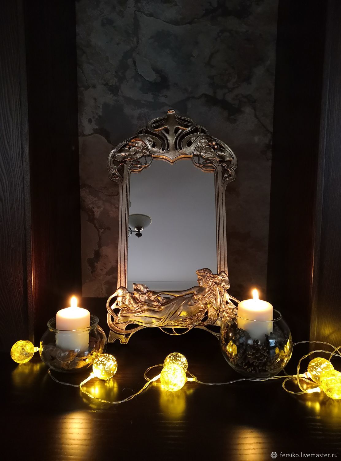 Шикарнейшее большое будуарное зеркало "Дева"!!! – заказать на Ярмарке ...