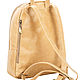Leather backpack Violetta (ivory). Backpacks. Russian leather Guild. Online shopping on My Livemaster.  Фото №2