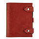 Order Leather notebook on rings with magnetic buttons. Ptaho. Livemaster. . Notebooks Фото №3