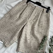 Одежда handmade. Livemaster - original item breeches: Bermuda shorts made of tweed. Handmade.