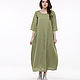 100% linen boho dress. Dresses. etnoart (etnoart). Online shopping on My Livemaster.  Фото №2