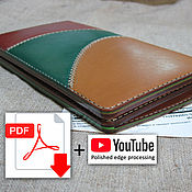 Материалы для творчества handmade. Livemaster - original item Compact wallet. PDF templates.. Handmade.