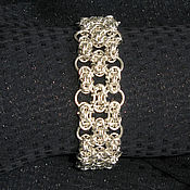 Украшения handmade. Livemaster - original item Braided metal bracelet. Handmade.