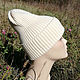 Knitted hat, beanie, hat, pumpkin, Merino wool, Caps, Ozersk,  Фото №1