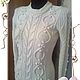 Knitting dress 'Cream'. Dresses. Hand made knitting. Online shopping on My Livemaster.  Фото №2