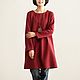 Short Burgundy dress. Dresses. Buykud. Online shopping on My Livemaster.  Фото №2