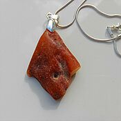 Украшения handmade. Livemaster - original item Healing amber pendant made of raw amber. Handmade.
