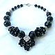 Necklace 'black Luxury' - AGATE, ONYX beads. Necklace. Dorida's Gems (Dorida-s-gems). My Livemaster. Фото №6