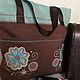 Текстильная сумка с вышивкой "Любимая". Классическая сумка. Мир Пиноккио. Интернет-магазин Ярмарка Мастеров.  Фото №2