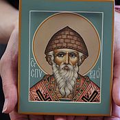 Иконы: Икона Святого Николая Чудотворца ,16*13 см