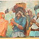 Индийские женщины картина маслом. Картины. Картинки от Юльфинки (Сафина Юля). Ярмарка Мастеров.  Фото №5