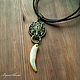 Power of the Wolf pendant with a real fang. Amulet. BijouSiberia. My Livemaster. Фото №5
