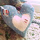 "Разорванное сердце" из джинсы...боро-валентинка...стиль боро, Подарки на 14 февраля, Приозерск,  Фото №1