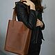 Order Women's leather bag shopper brown (leather bag). migotobags. Livemaster. . Classic Bag Фото №3